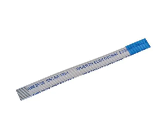 63-5077-72　Wurth Elektronik 6877 FFC跳线电缆，0.5mm间距，8路50mm电缆长度，500 mA, 60 V ac　687708050002