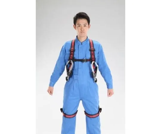 68-1887-17　［Discontinued］Fall Prevention Device (Full Harness/Bellows Type Twin Lanyard )　EA998JH-102