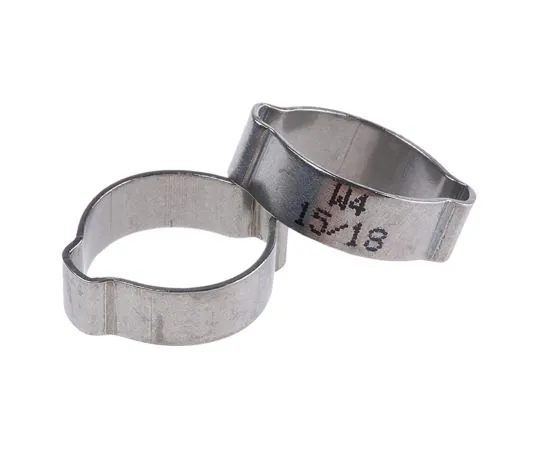 63-5028-24　RS Pro不锈钢O型夹，带宽7.5mm,内径15mm -18 mm　726-3605
