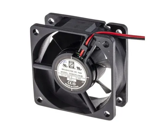 63-4867-58　RS PRO轴向风扇60 x 60 x 25 mm, 24 cfm,3.5 W, 24 V直流　541-5249