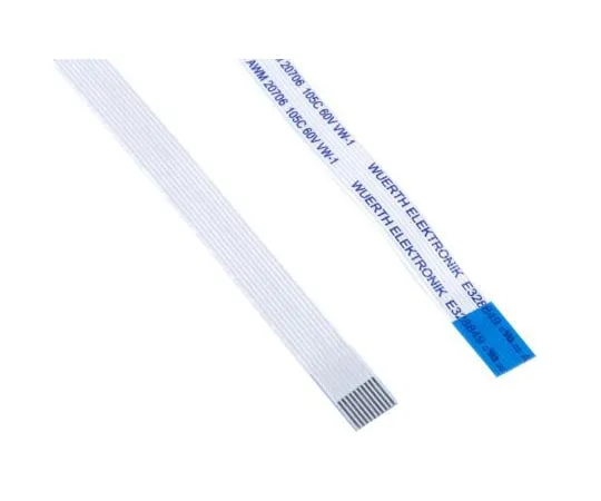 63-5077-75　Wurth Elektronik 6877 FFC跳线电缆，0.5mm间距，10路，200mm电缆长度，500 mA, 60 V交流电　687710200002