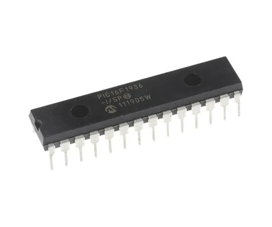 63-4930-99　单片机PIC16F1936-I/SP,8位PIC单片机，32MHz, 256 B, 8192 x 14字闪存，28-PinSPDIP　PIC16F1936-I/SP