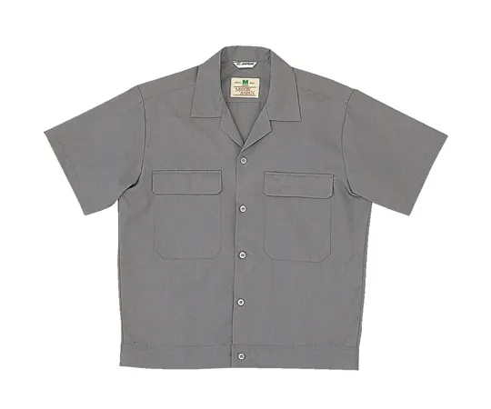 65-1274-81　［已停用］工作服，男式短袖翻盖灰SMS5001-UE-S　MS5001-UE-S