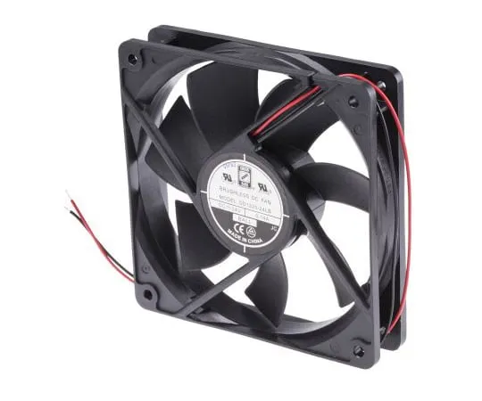 63-4867-65　RS PRO轴向风扇120 x 120 x 25 mm, 72 cfm, 3 W, 24 V直流　541-5340