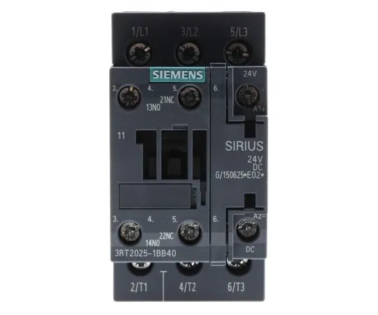 63-4987-45　西门子3极接触器，16 A, 24 V直流线圈，SIRIUS创新，3NO, 7.5 kW　3RT2025-1BB40