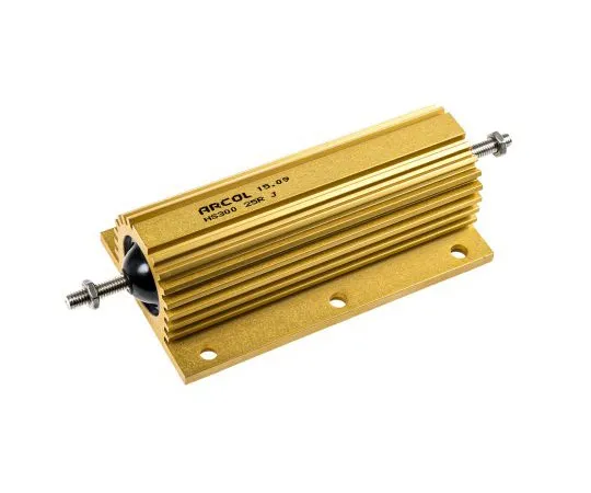 63-5037-02　ArcolHS300系列铝，铝厚轴丝壁板安装电阻，25Ω±5% 300W　HS300 25R J