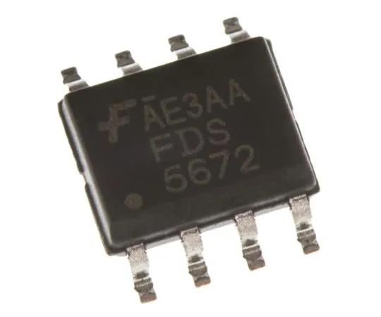 63-4936-07　FDS5672N沟道MOSFET, 12 A, 60 V PowerTrench,8引脚SOIC安森美半导体　FDS5672