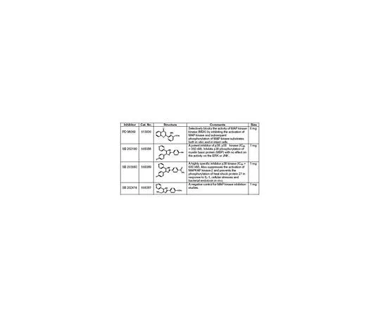 62-8427-56　MAP激酶抑制剂I组　444180-1SET