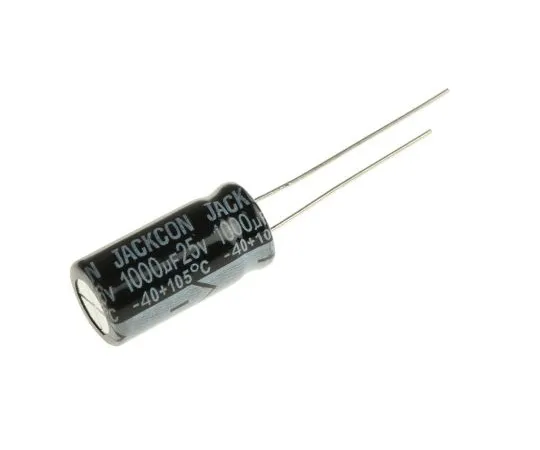 63-4998-12　RS PRO 1000μF25V直流铝电解电容器，通孔10 (Dia。)x 20mm+105°10mm 5mm 20mm　711-1150