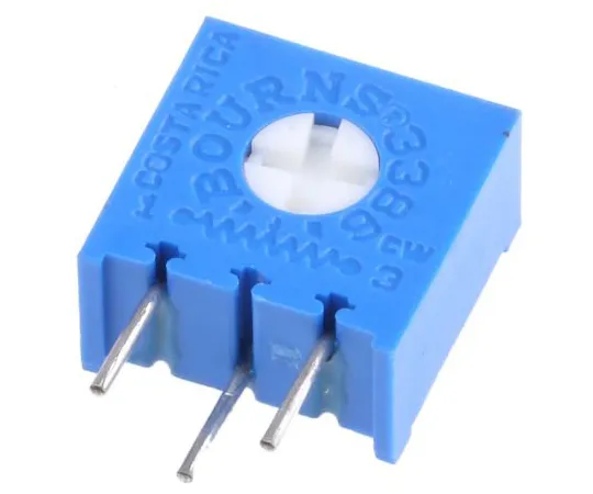 63-4969-51　Bourns 1 Gang Trimmer陶瓷电位器，2kΩ，±10%，0.5W,线性3386V-1-202LF　3386V-1-202LF