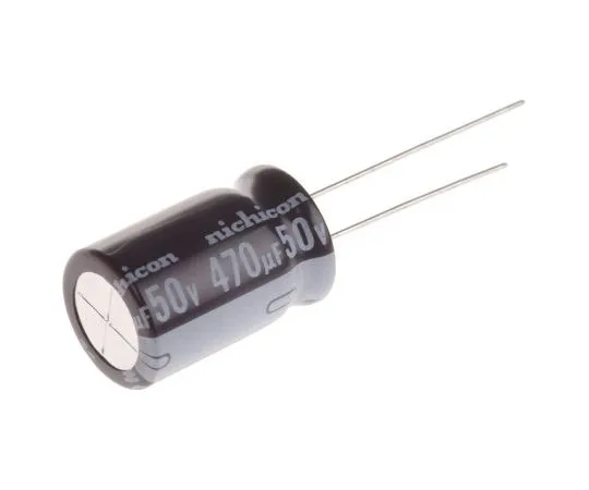 63-5008-35　尼希康470μF50V直流铝电解电容器，通孔12.5 (Dia。)x 20 mm+105°12.5mm 5mm　UPW1H471MHD
