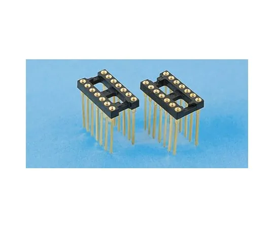 63-4892-34　E-TEC2.54毫米间距垂直8向，通孔转销开框IC凹槽插座　POS-308-S003-55