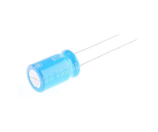 63-5074-01　尼奇康220μF35V直流铝电解电容器，通孔10×16 mm+125°C 10mm 5mm　UBT1V221MPD8