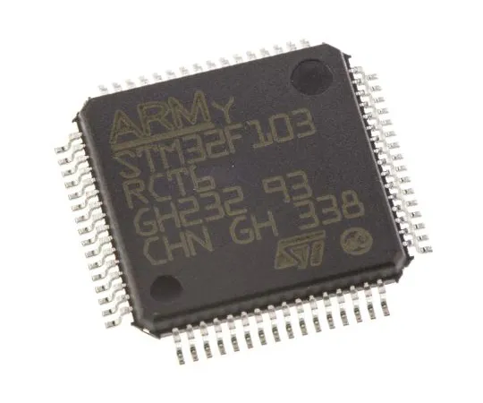 63-5004-49　意法半导体，32位ARM Cortex M3微控制器，72MHz, 256 kB闪存，64-PinLQFP　STM32F103RCT6