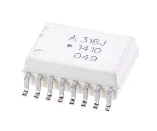 63-4876-45　Broadcom,HCPL-316J-000EBiCMOS/DMOS输出光电耦合器，表面贴装，16针SOIC　HCPL-316J-000E