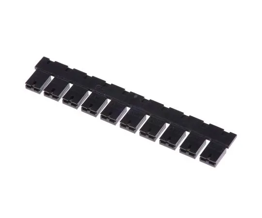 63-4950-07　TE Connectivity AMPMODU Shunt Female Straight Black Open Top 2 Way 1 Row 2.54mm Pitch　2-382811-1