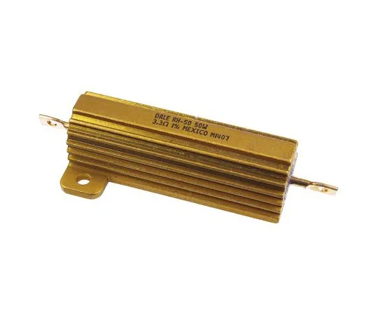 63-4957-49　VishayRH050系列铝质厚板轴向线材贴装电阻，3.3Ω±1% 50W　RH0503R300FE02