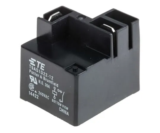 63-5096-07　TEConnectivityT9ASPNO非锁定继电器PCB安装，12V直流线圈，30A　T9AS1D22-12 1-1419104-7