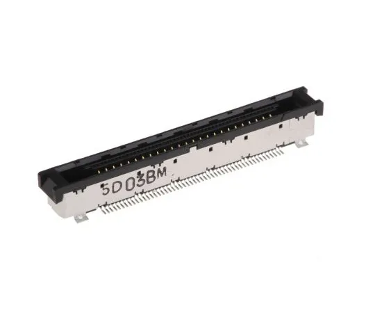 63-5015-34　广濑FX15系列0.5mm间距51路1排直PCB插座，表面贴装，焊点终止　FX15SC-51S-0.5SV