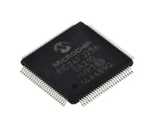 63-5009-26　单片机，16位PIC单片机，32MHz, 256 kB闪存，100Pin TQFP　PIC24FJ256DA210-I/PT