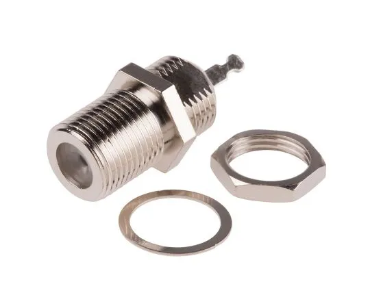 63-4873-86　RS PRO直板安装75Ω隔板接头F型连接器，插孔，0→1GHz　546-2706