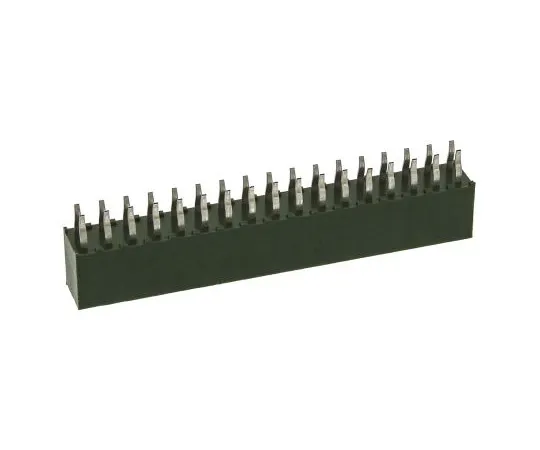 63-4949-97　TE连通性AMPMODUHV100系列2.54毫米间距34道2列直PCB插座，通孔，焊点终止　1-215307-7