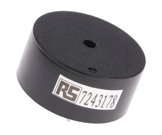 63-5026-27　RS PRO 5→15 V直流100dB通孔连续内压电喷嘴，3000→4000 Hz　724-3178