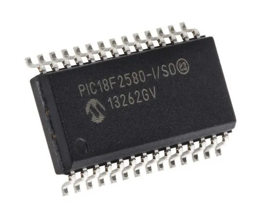 63-4895-90　单片机，8位PIC单片机，40MHz, 32 kB, 256 B闪存，28针SOIC　PIC18F2580-I/SO
