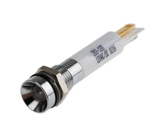 63-6584-84　RS PRO白色指示器，12 V,8毫米安装孔尺寸，焊点终止，IP67　208-188