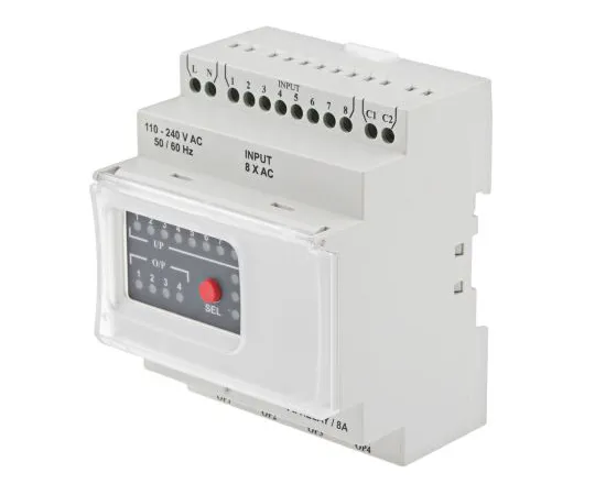 63-5179-87　RS Pro扩展模块，110→240 V交流数字，继电器，8倍输入，4倍输出无显示　917-6386