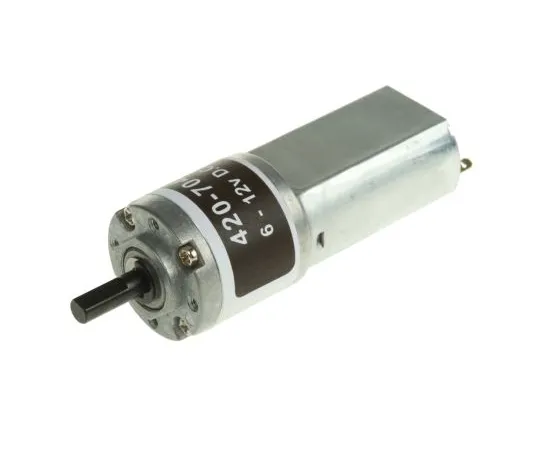 63-6642-53　RS PRO拉丝齿轮直流齿轮电机，1.5 W, 12 V, 20 Ncm, 76 rpm,轴直径4mm　420-704