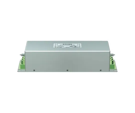 63-6658-29　EMC Filter (Power Line Filter) 3-Phase 50 A Flange Mount 9.4 mA 1 Row 1.3 mΩ UL 1283　B84144A0050R120