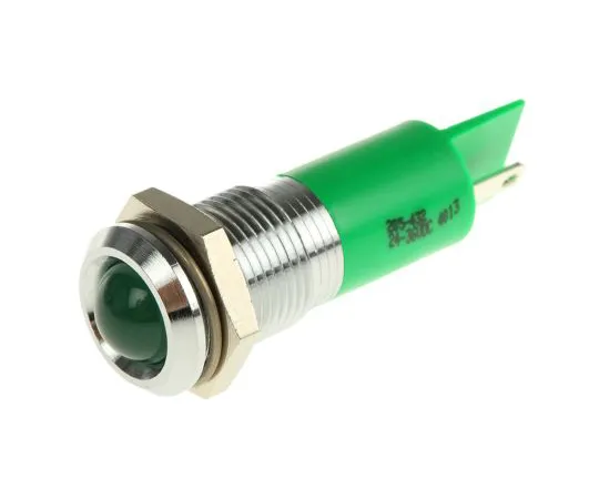 63-6582-57　RS PRO绿色指示器，24→36 V直流，14mm安装孔尺寸，标签终止　205-432