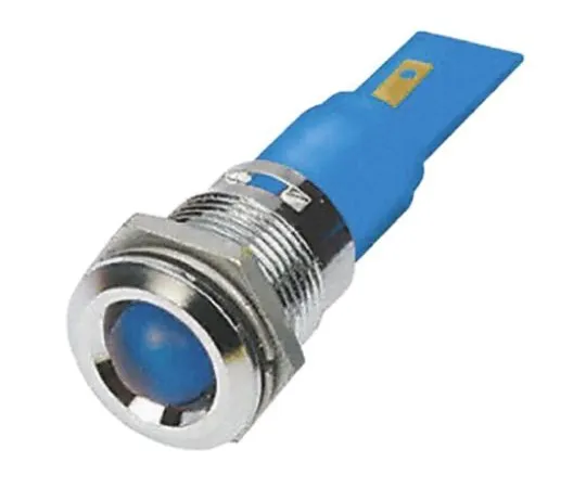 63-6583-42　RS PRO蓝色指示器，110 V交流电，22mm安装孔尺寸，焊点终止，IP67　206-665