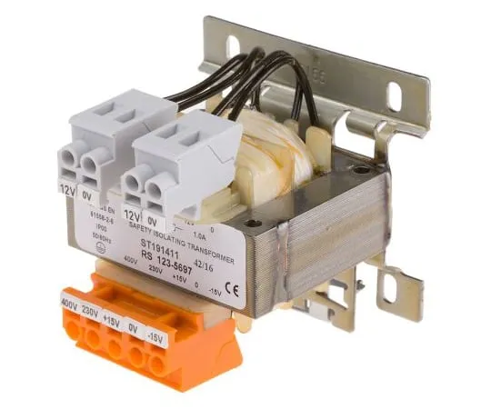 63-6900-06　RS PRO25VA隔离变压器，15→400V交流主变，2×12V交流副变　123-5697