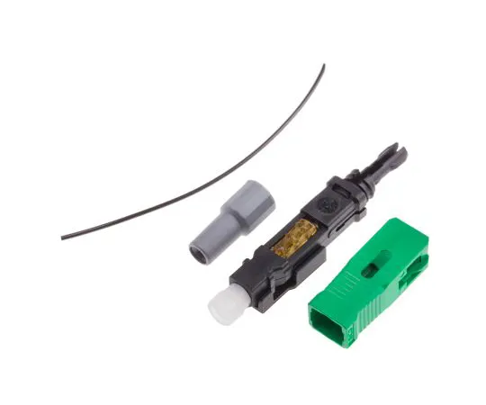 63-6790-78　RS PRO, SC, APC单模单光纤连接器9/125μm光纤尺寸，0.5dB插入损耗　121-4202