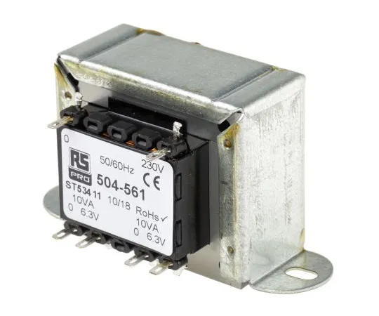 63-6680-50　RS PRO20VA2输出机箱安装变压器，6.3V ac　504-561