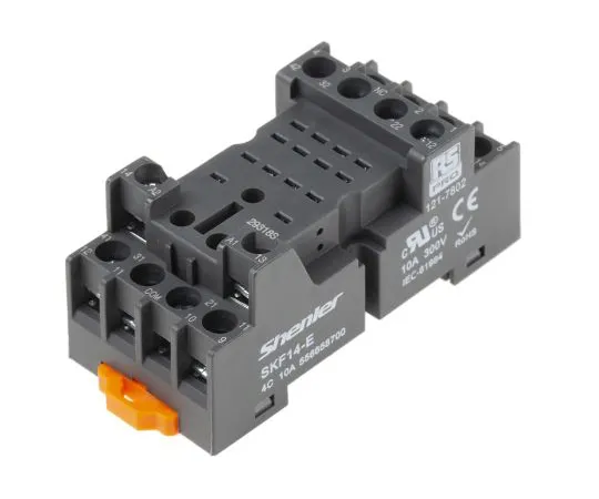 63-6808-90　RS PRO继电器插座，用于RS PRO RKE&RKF 14针继电器14针，DIN导轨，300V　121-7802