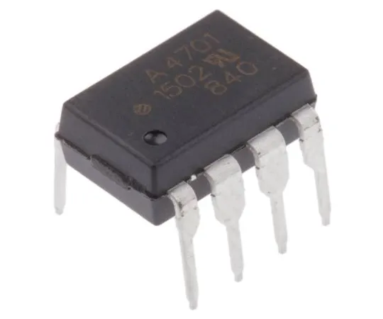 63-5131-05　Broadcom,HCPL-4701-000E交直流输入，输入开放式收集器输出光耦，通孔，8针DIP　HCPL-4701-000E