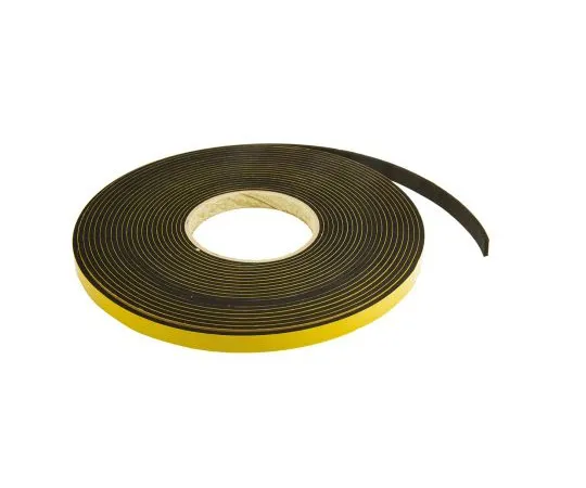 63-6707-76　RS PRO黑色泡沫胶带，12mm x 10m,3mm厚　567-963
