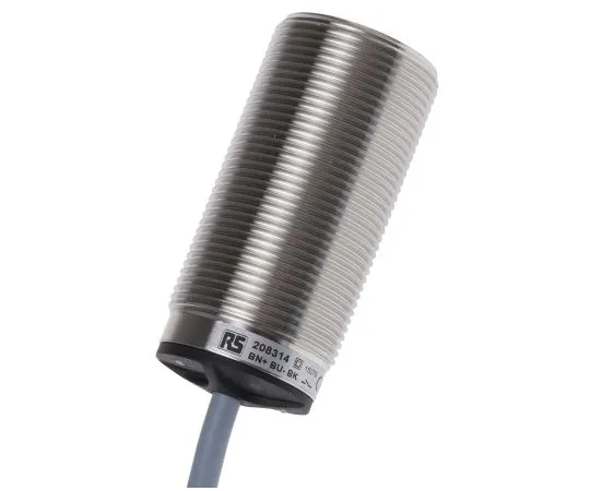 63-6585-03　RS PRO M30 x 1.5感应式接近传感器-桶，PNP输出，10 mm检测，IP68　208-314
