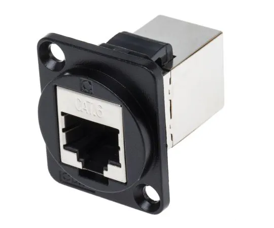63-5177-84　RS PROCat6RJ45Feedthrough Connector,2Port, FTP　916-0259