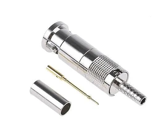 63-5177-85　COAX连接器直电缆安装75Ω迷你BNC连接器插头，用于BELDEN179DT,RG179,RG187电缆　67-005-B66-AB