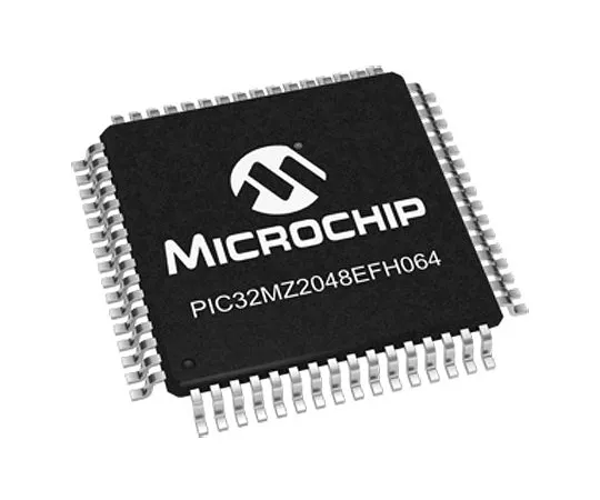 63-5172-06　Microchip, 32位MIPS®MicroAptivTM微控制器，200MHz, 160 (BootFlash) kB, 2.048 (Flash) MB Flash,64-PinTQFP　PIC32MZ2048EFH064-I/PT