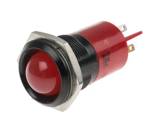 63-6586-06　RS PRO红色指示器，130 V交流电，22mm安装孔尺寸，标签终止，IP67　209-737