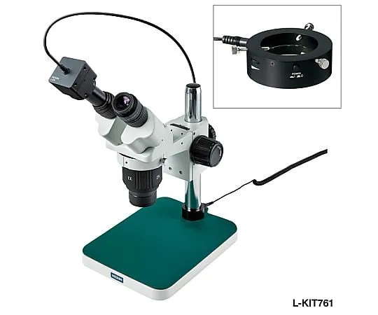 64-5106-96　Stereomicroscope (for PC) Microscope: 5/10/20×| Camera: 45~165×　L-KIT761