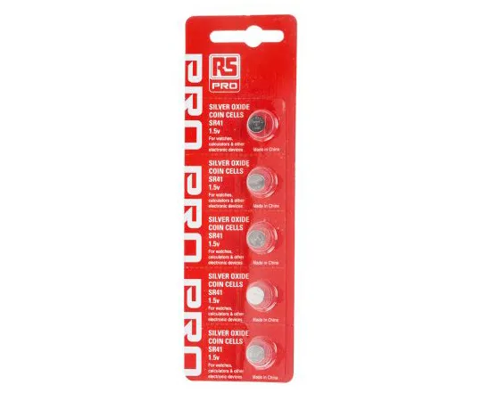 63-6710-70　RS PROSR41按钮电池，1.55V,7.9mm直径　593-401