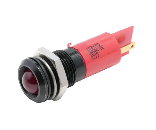63-6581-58　RS PRO红色指示器，24 V交流/直流，14mm安装孔尺寸，标签终止，IP67　203-975
