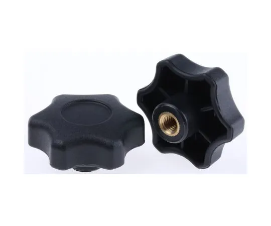 63-6564-97　RS PRO Black Multiple Lobs Clocking Knob,M8　161-111