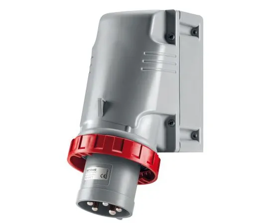 63-6988-09　RS PROIP67红墙安装3P+E工业电源插头，额定125A, 415 V　125-4378